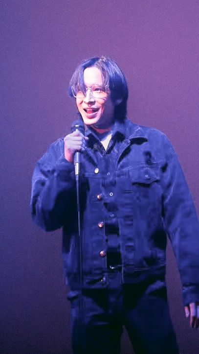 Zach Handa doing public speaking